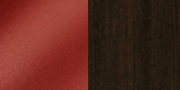 Диван кухонный угловой ДКУ-2/2 (1280х960х1780) АСМ (венге/терра 112 (красный))
