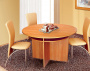 Стол обед.круглый раскл.(1100х616/1100х766) АДЖИО